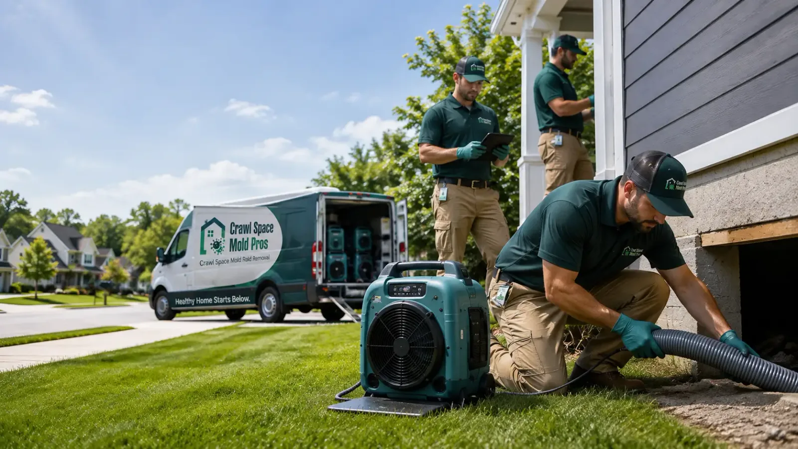 Crawl Space Mold Removal in Mount Prospect, IL